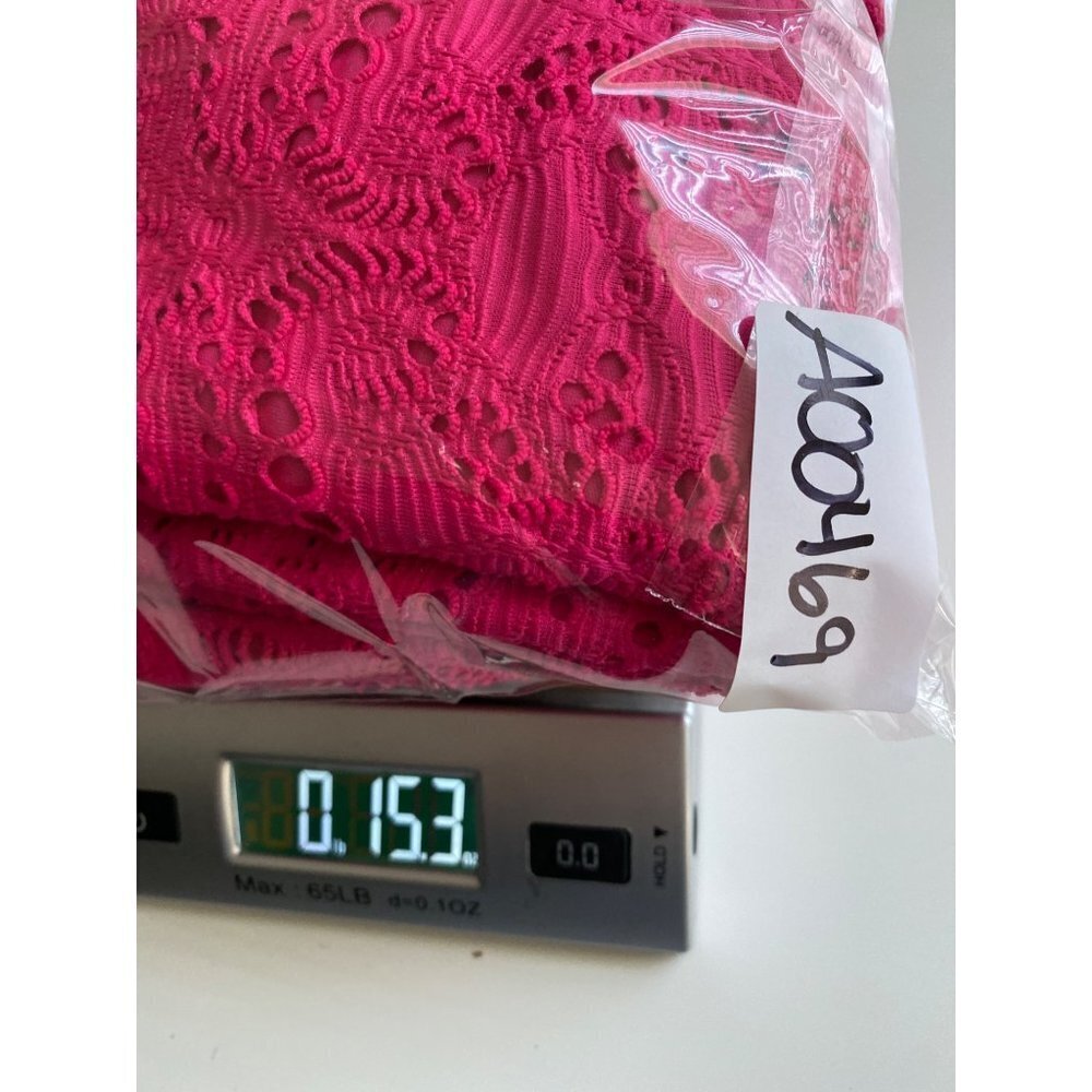 Chico's Womens Lace Special Occasion Dress Europa Pink Size 1 = 8 = Medium NWT - Picture 12 of 12